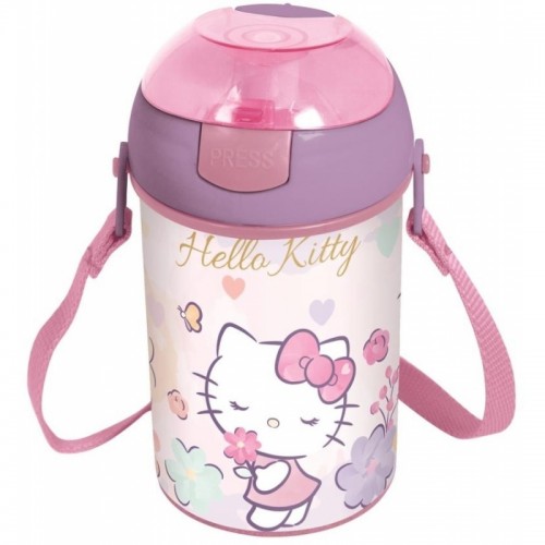 Stor: Hello Kitty - Pop Up Canteen (450ml) (81769) Stor: Hello Kitty - Pop Up Canteen (450ml) (81769)