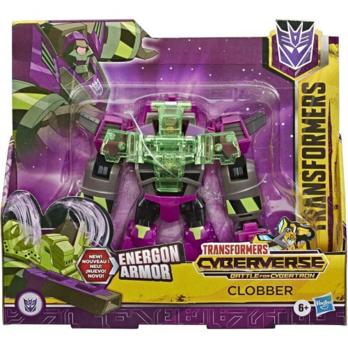 Hasbro Transformers Bumblebee Cyberverse Adventures: Energon Armor - Clobber (E7108/E1886)