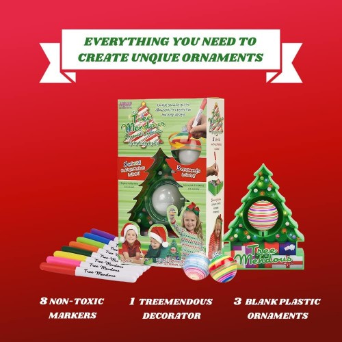 The TreeMendous Christmas Tree Ornament Decorating Kit – Σετ Κατασκευών & Δημιουργίας για παιδιά 3 ετών και άνω (1141976)